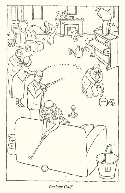 Parlour Golf by William Heath Robinson