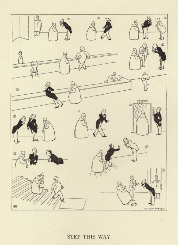 Step This Way by William Heath Robinson