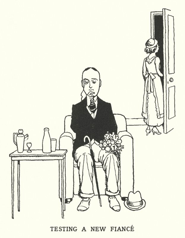 Testing a New Fiance by William Heath Robinson