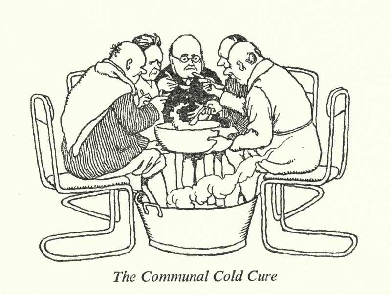 The Communal Cold Cure by William Heath Robinson