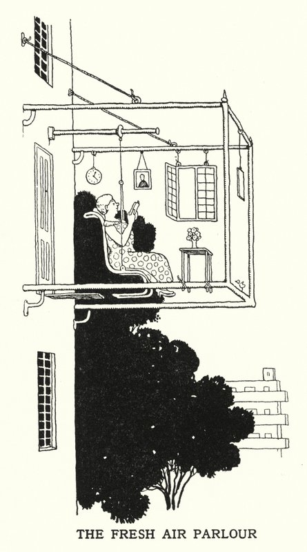 The Fresh Air Parlour by William Heath Robinson