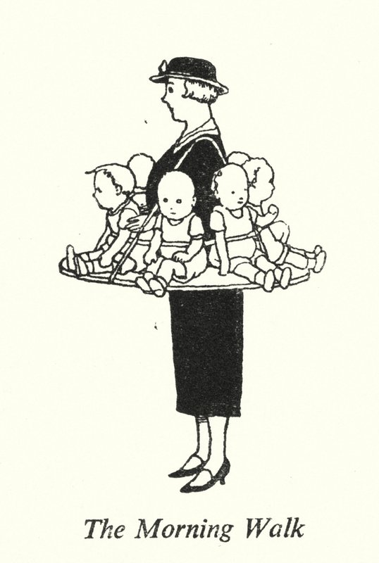 The Morning Walk by William Heath Robinson