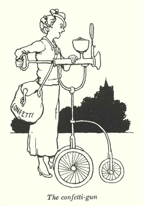 The Confetti-Gun by William Heath Robinson
