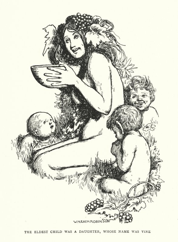The eldest child was a daughter, whose name was Vine by William Heath Robinson