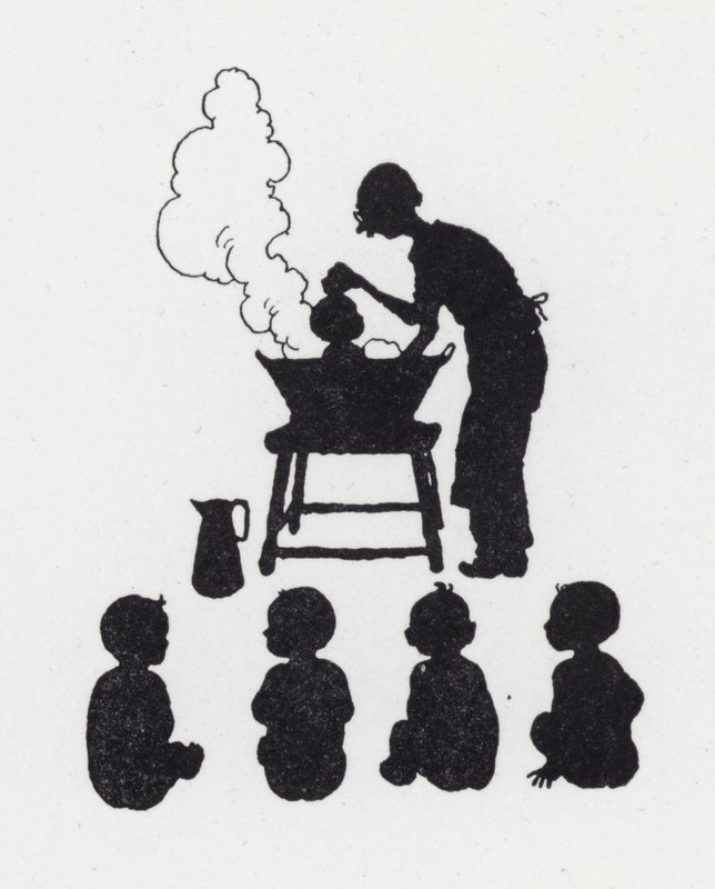 Washing Babies by William Heath Robinson