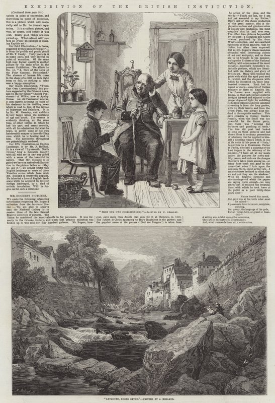 Exhibition of the British Institution by William Hemsley