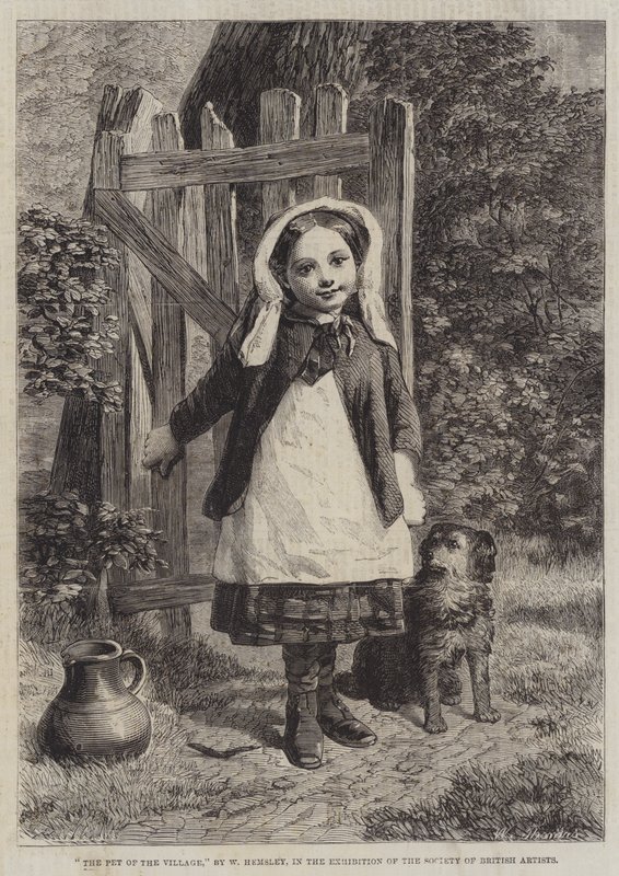 The Pet of the Village by William Hemsley