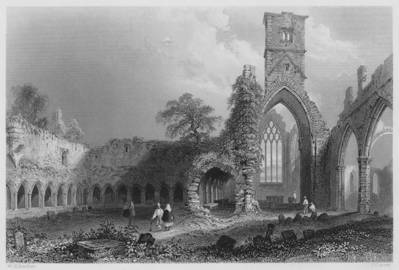 Abbey of Sligo by William Henry (after) Bartlett