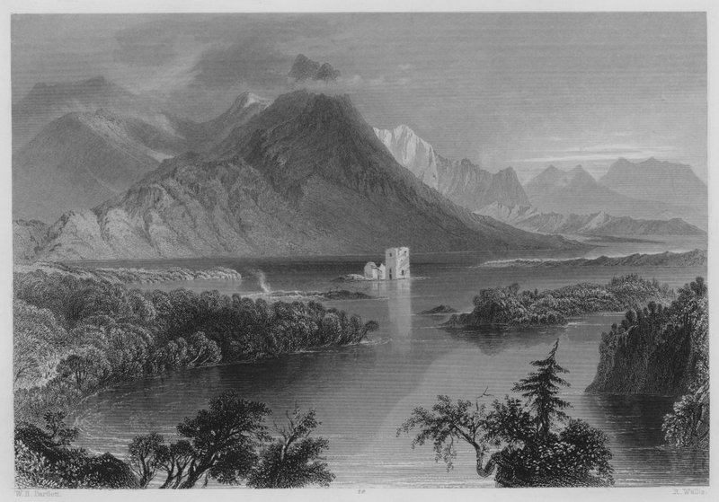 Ballynahinch by William Henry (after) Bartlett