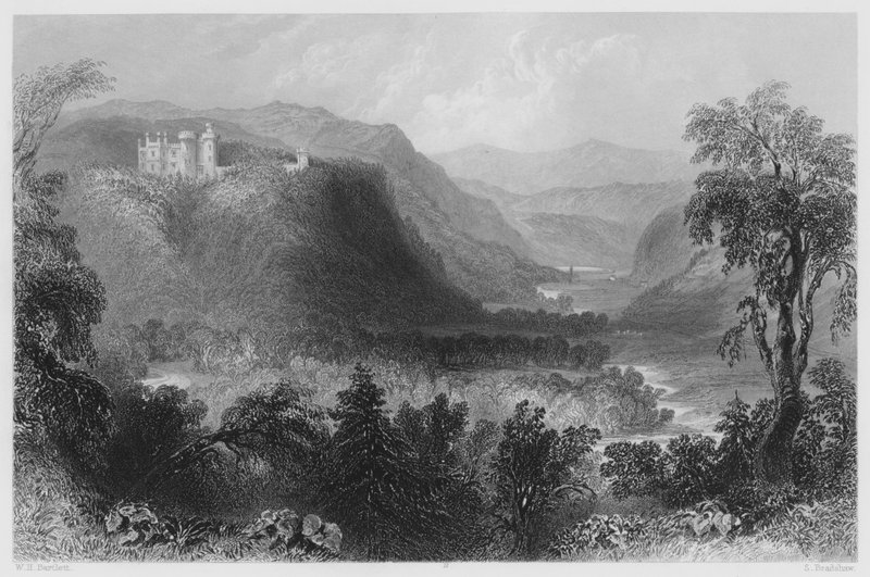 Castle Howard, Vale of Avoca by William Henry (after) Bartlett