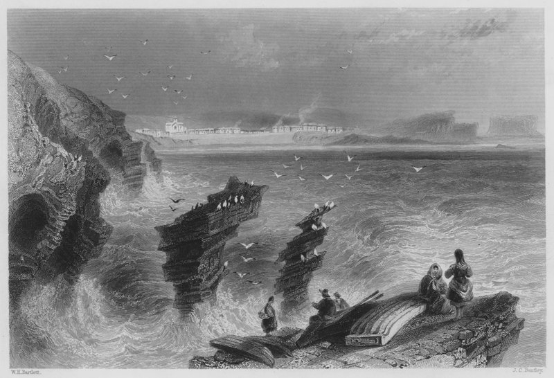 Kilkee, County Clare by William Henry (after) Bartlett