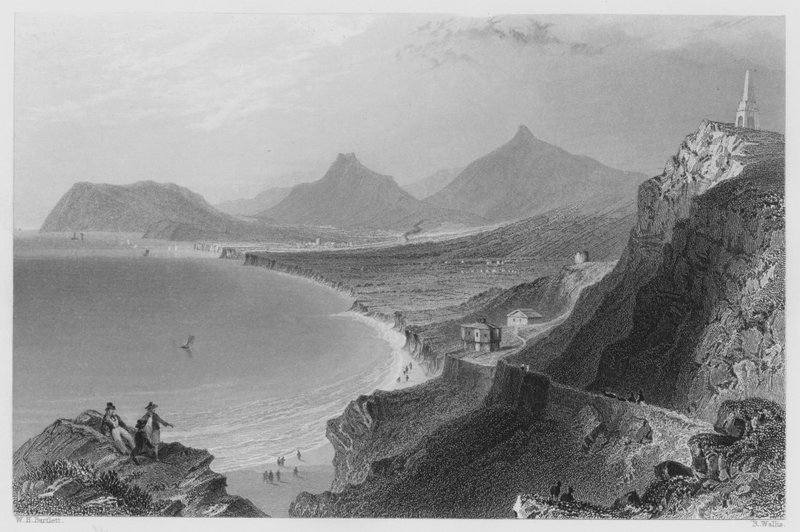 Killiney Bay, County Dublin by William Henry (after) Bartlett