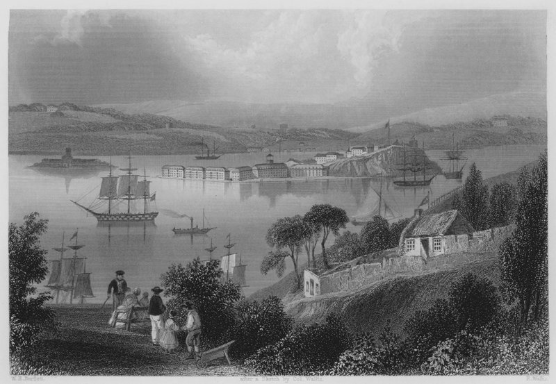 The Cove of Cork, now Queenstown by William Henry (after) Bartlett