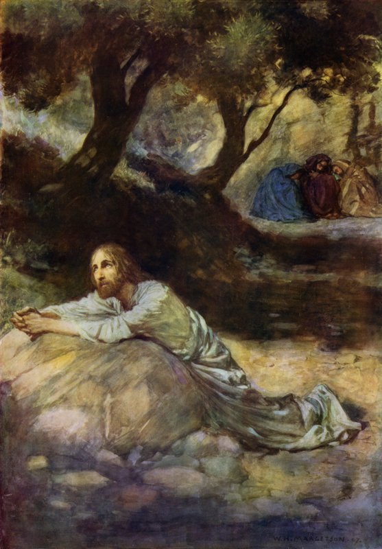 The Garden Of Gethsemane by William Henry (after) Margetson