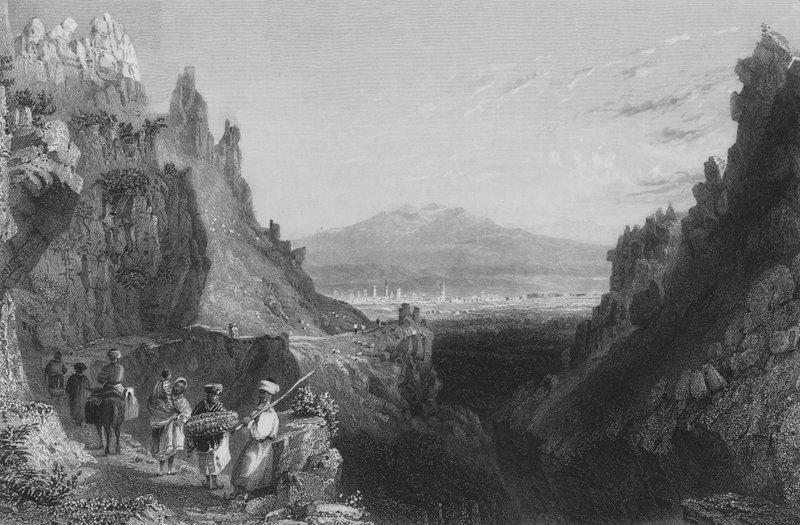 Approach to Antioch, the Ancient Anathoth, from Aleppo by William Henry Bartlett