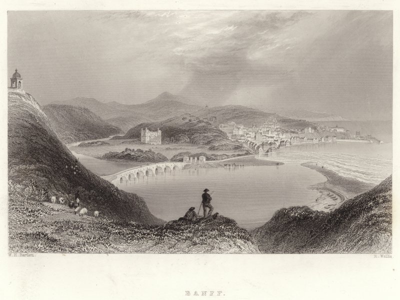 Banff by William Henry Bartlett