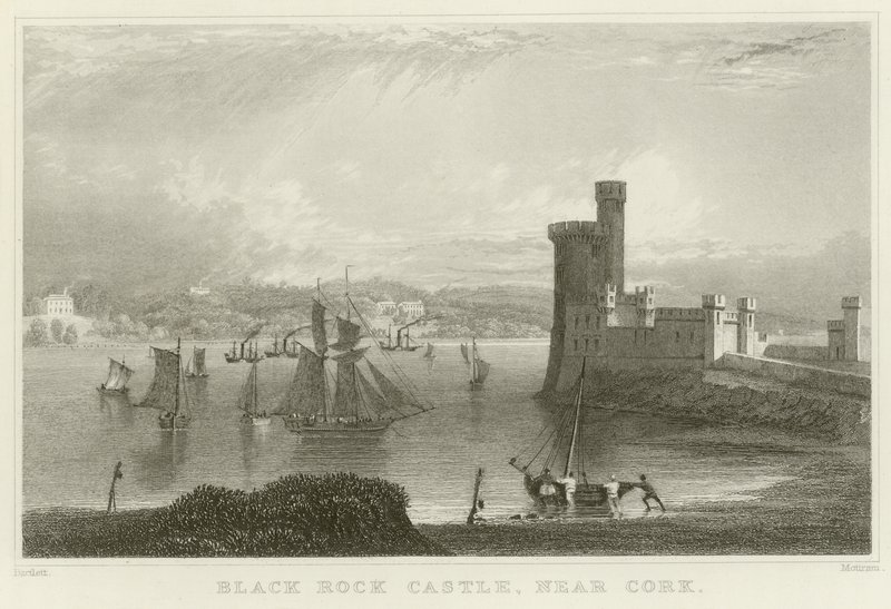 Black Rock Castle by William Henry Bartlett