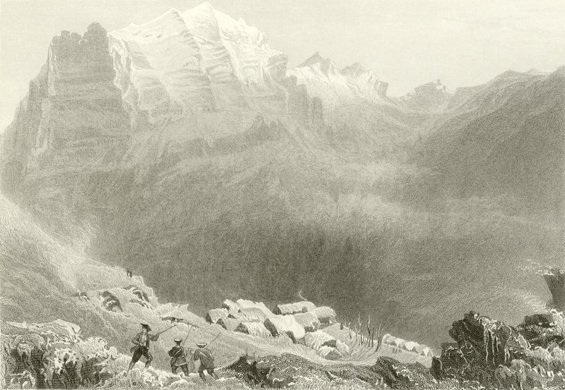 Dormeilleuse, High Alps, the scene of Felix Neffs