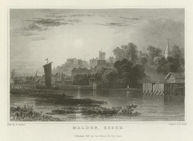 Maldon, Essex by William Henry Bartlett