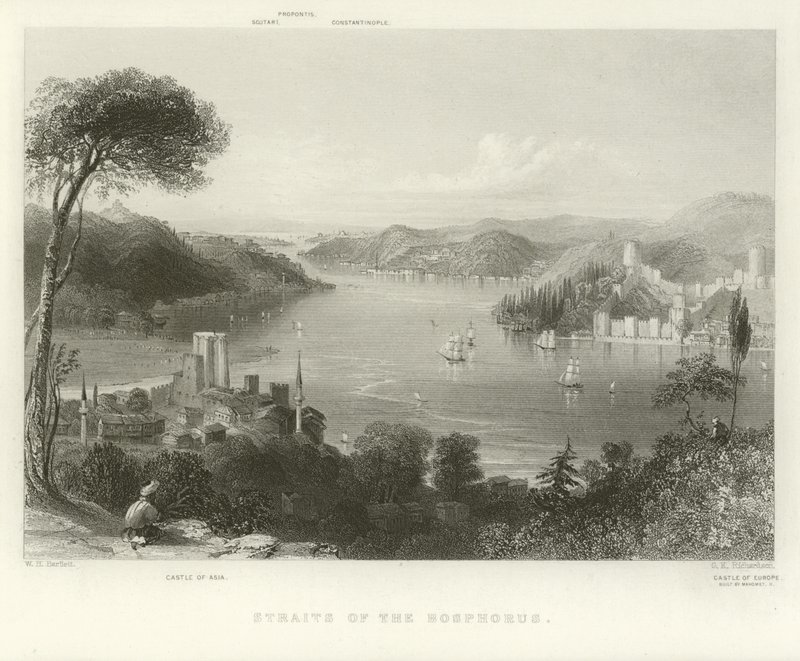 Straits of the Bosphorus by William Henry Bartlett