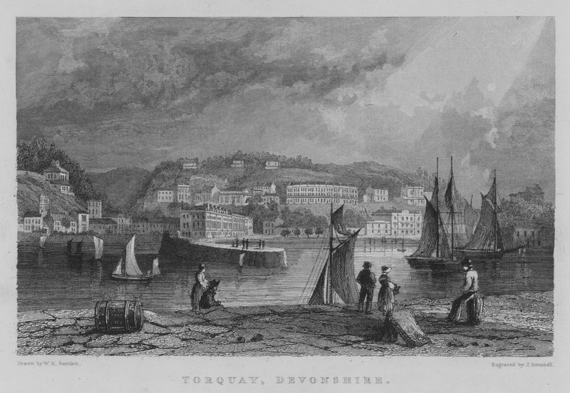 Torquay, Devonshire by William Henry Bartlett