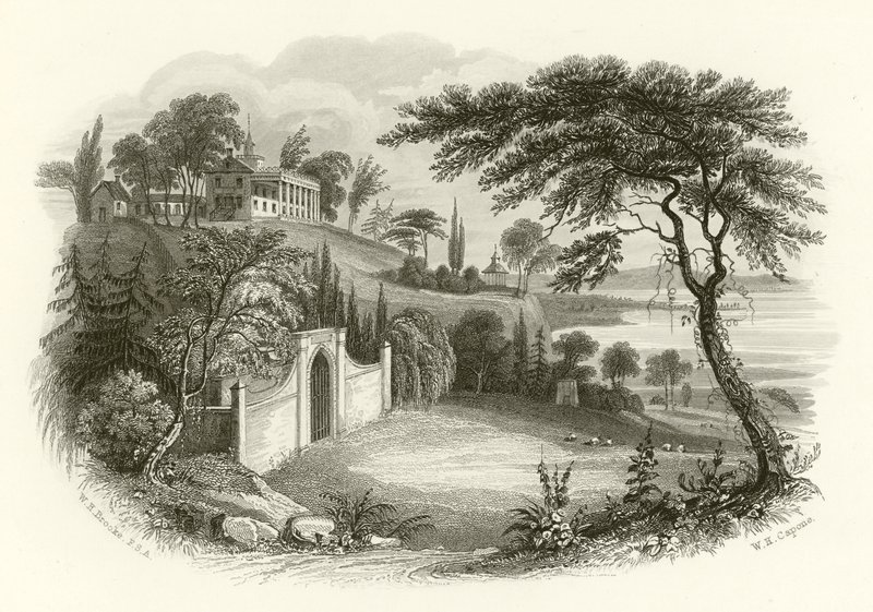 Residence and Tomb of Washington, Mount Vernon, on the Potomac by William Henry Brooke