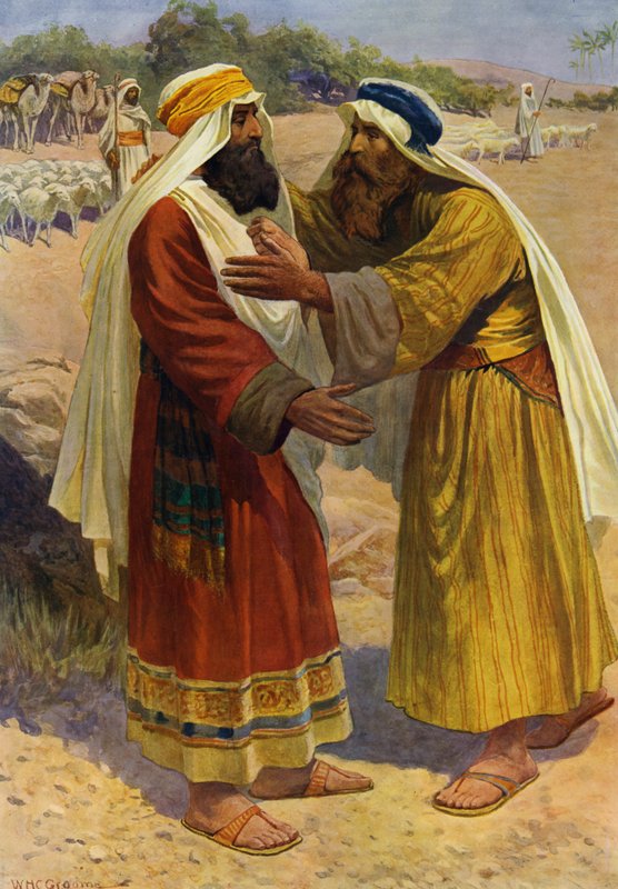 Meeting of Jacob and Esau by William Henry Charles Groome