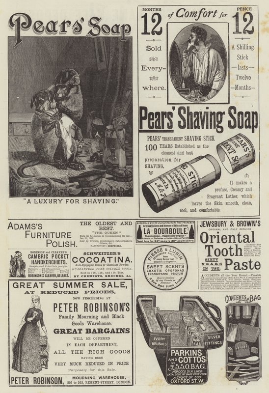 Page of Advertisements by William Henry Hamilton Trood