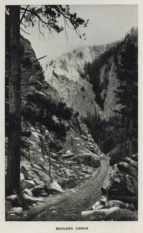 Canyons of Colorado: Boulder Canon by William Henry Jackson