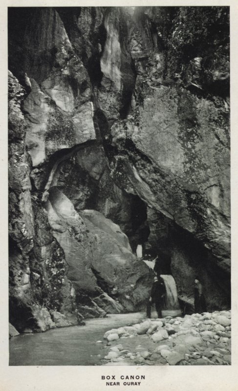 Canyons of Colorado: Box Canon, Near Ouray by William Henry Jackson