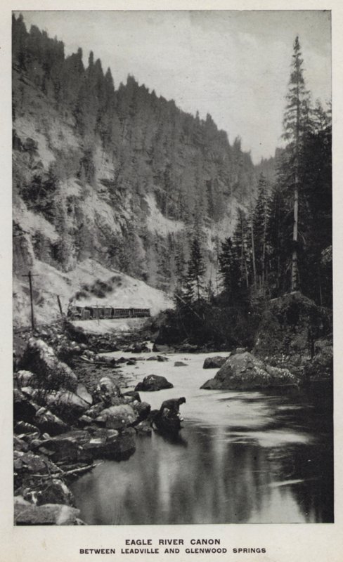 Canyons of Colorado: Eagle River Canon, Between Leadville and Glenwood Springs by William Henry Jackson