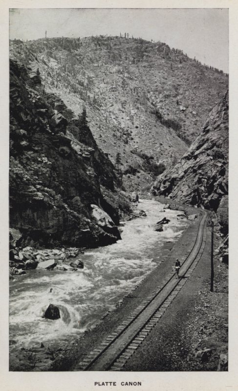 Canyons of Colorado: Platte Canon by William Henry Jackson