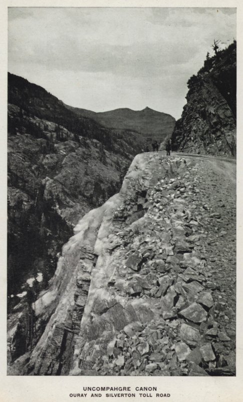 Canyons of Colorado: Uncompahgre Canon, Ouray and Silverton Toll Road by William Henry Jackson