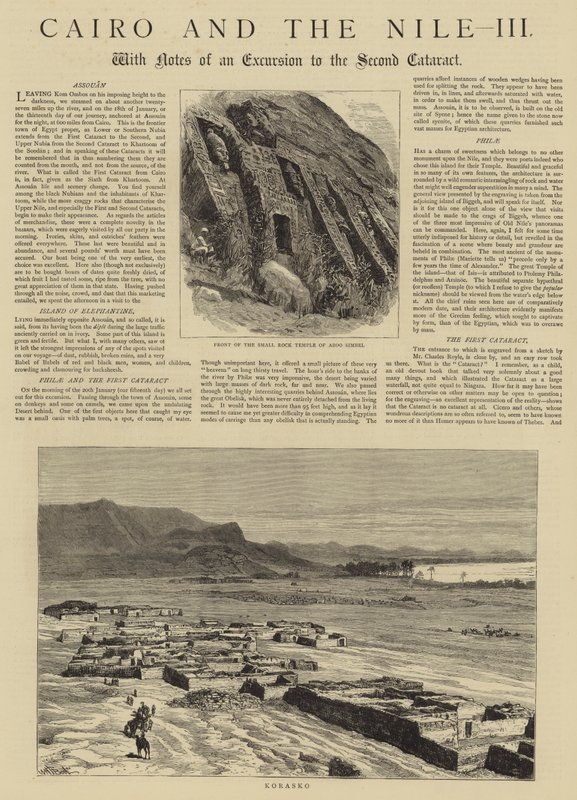 Cairo and the Nile, III by William Henry James Boot