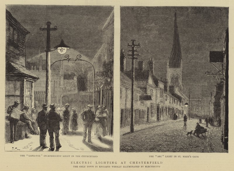 Electric Lighting at Chesterfield by William Henry James Boot