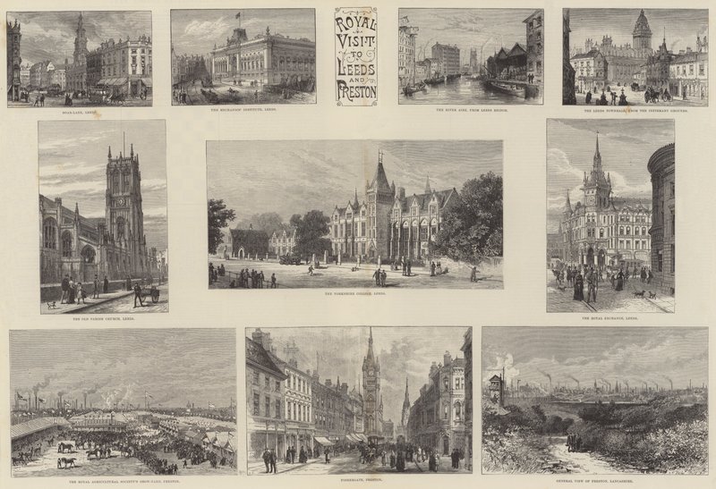 Royal Visit to Leeds and Preston by William Henry James Boot