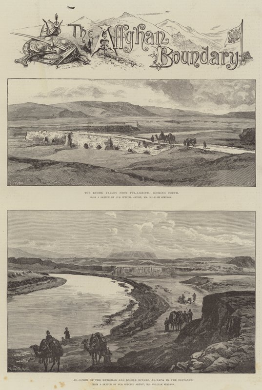 The Afghan Boundary by William Henry James Boot