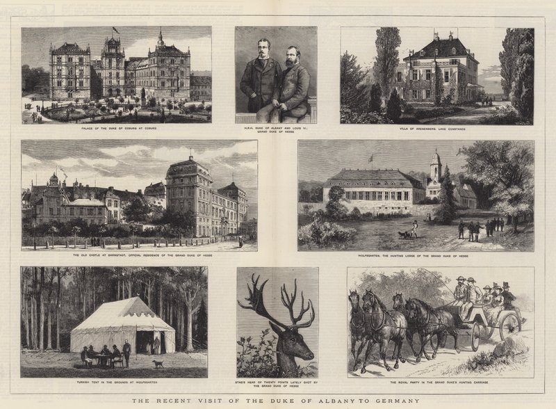 The Recent Visit of the Duke of Albany to Germany by William Henry James Boot