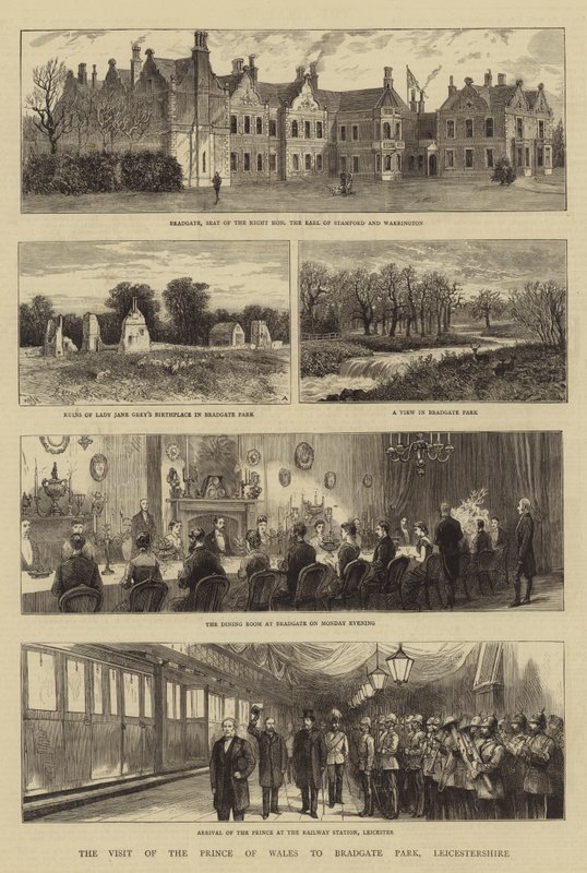The Visit of the Prince of Wales to Bradgate Park, Leicestershire by William Henry James Boot