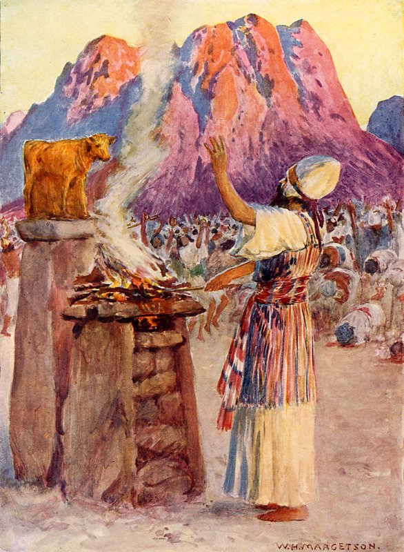 The Golden Calf by William Henry Margetson