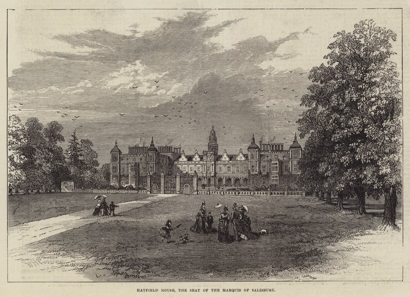 Hatfield House, the Seat of the Marquis of Salisbury by William Henry Pike