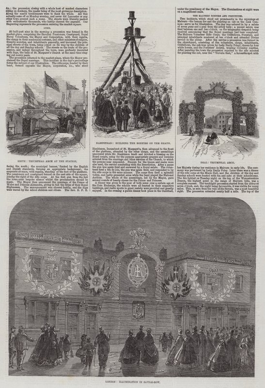 Wedding of the Prince of Wales and Alexandra of Denmark by William Henry Pike