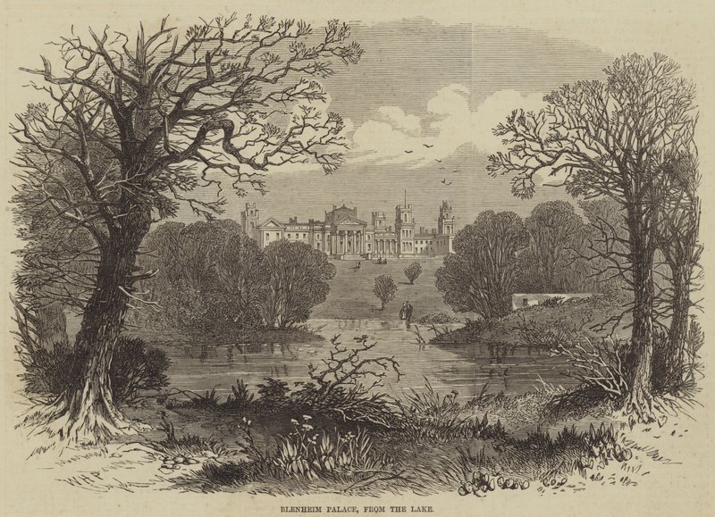 Blenheim Palace, from the Lake by William Henry Prior