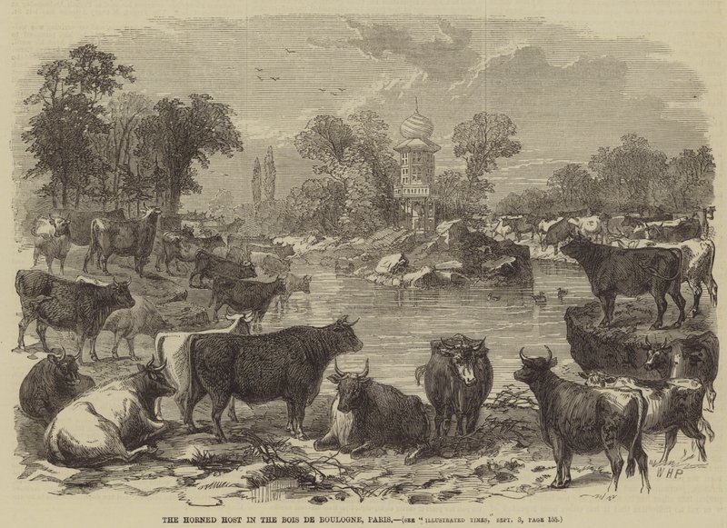 The Horned Host in the Bois de Boulogne, Paris by William Henry Prior