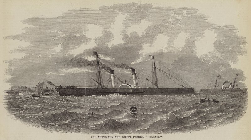The Newhaven and Dieppe Packet, Orleans by William Henry Prior