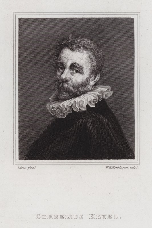 Cornelis Ketel, Dutch Mannerist painter by William Henry Worthington