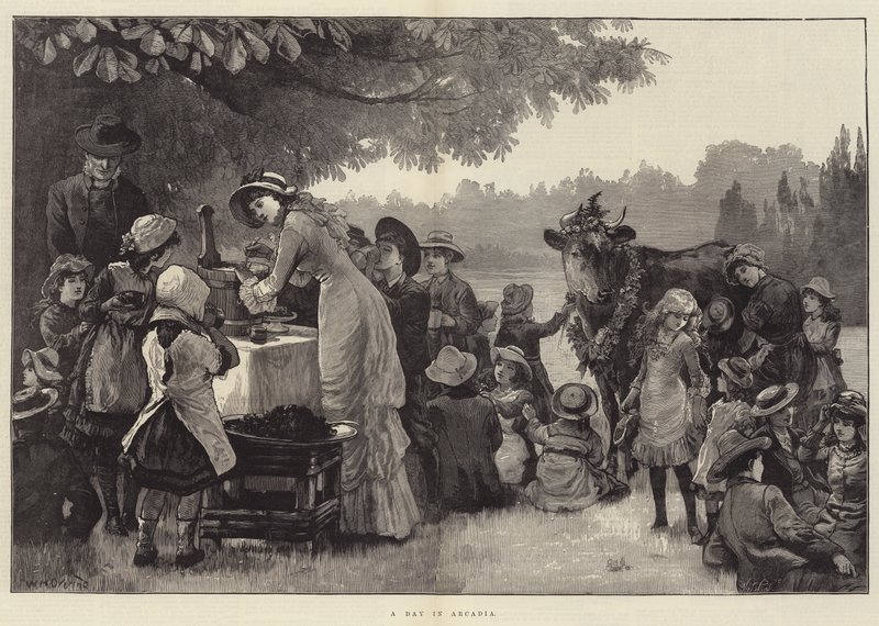 A Day in Arcadia by William Heysham Overend