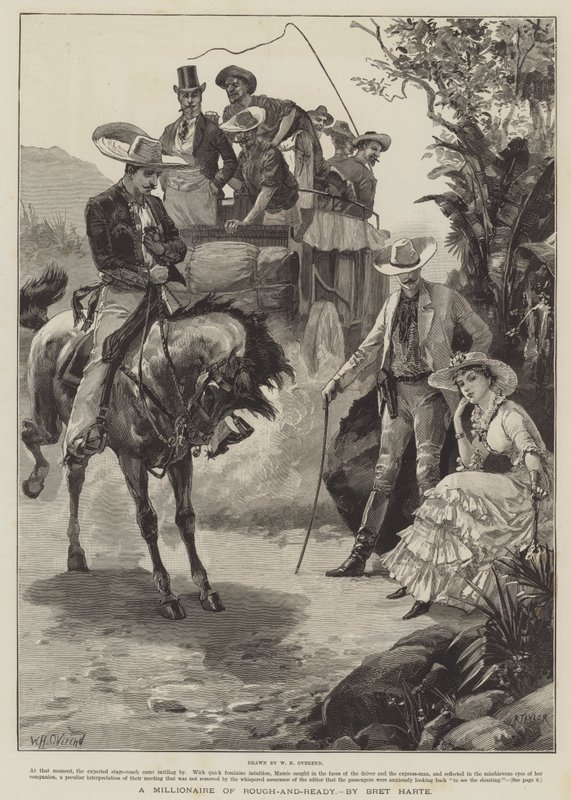 A Millionaire of Rough-and-Ready, by Bret Harte by William Heysham Overend