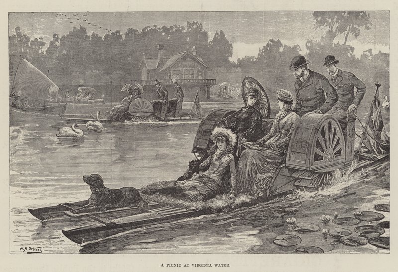 A Picnic at Virginia Water by William Heysham Overend