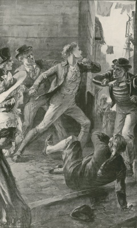 A Victim of the Press-Gang makes a Stout Resistance by William Heysham Overend